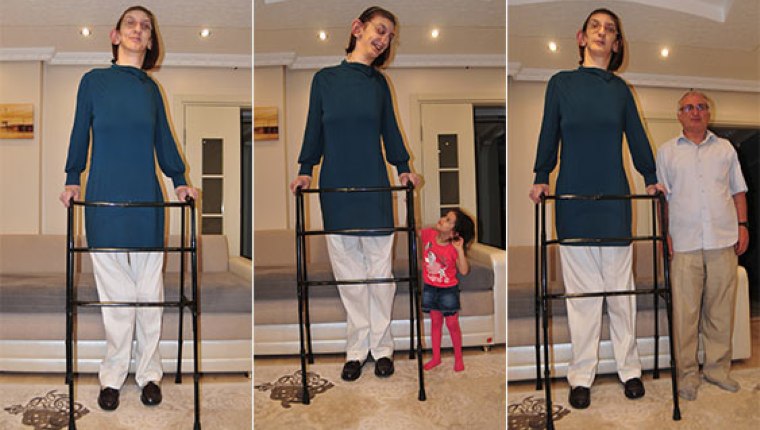 17 yaşındaki Rümeysa dünyanın en uzun kızı