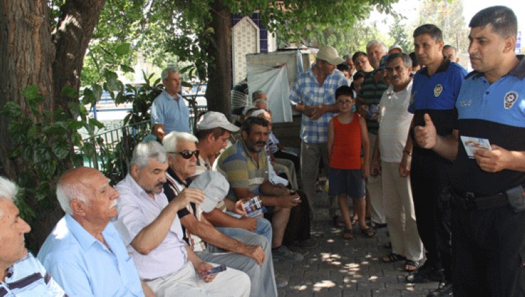 Çocukları uyarmak için polis harekete geçti