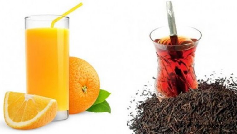 Yumurtalık kanserine karşı portakal suyu ve çay